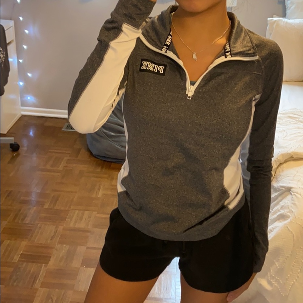 “Pink” Workout Quarterzip